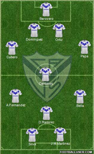 Vélez Sarsfield Formation 2013