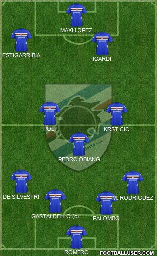 Sampdoria Formation 2013