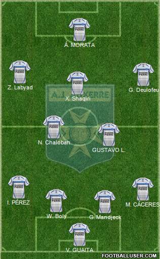 A.J. Auxerre Formation 2013