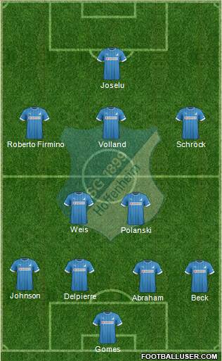 TSG 1899 Hoffenheim Formation 2013