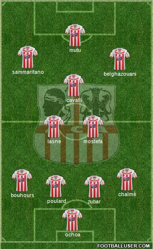 Athletic Club Ajaccien Football Formation 2013