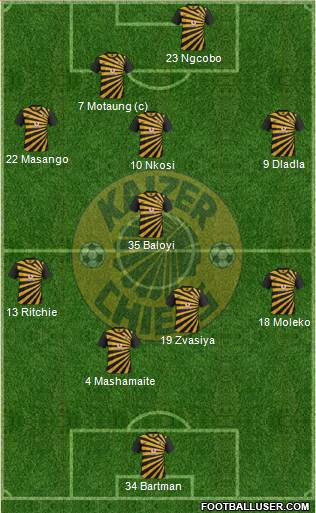 Kaizer Chiefs Formation 2013