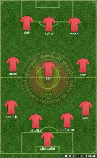 Espérance Sportive de Tunis Formation 2013