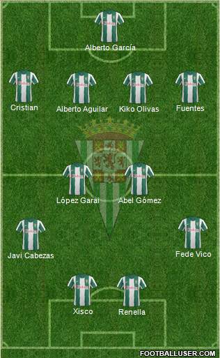 Córdoba C.F., S.A.D. Formation 2013