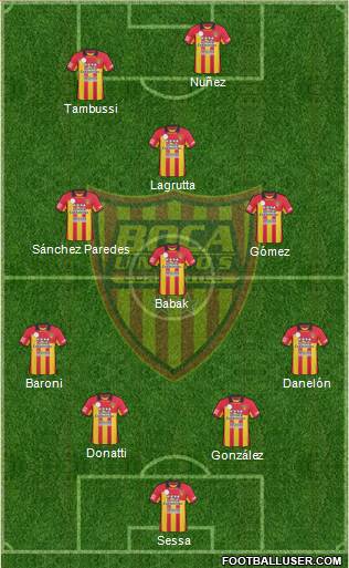 Boca Unidos Formation 2013