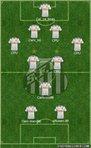 Santos FC Formation 2013