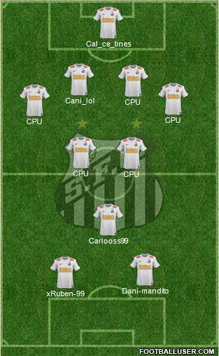 Santos FC Formation 2013