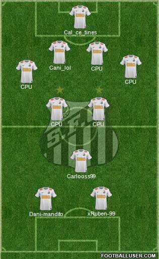 Santos FC Formation 2013