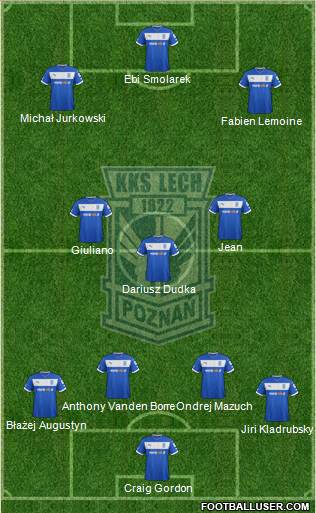 Lech Poznan Formation 2013