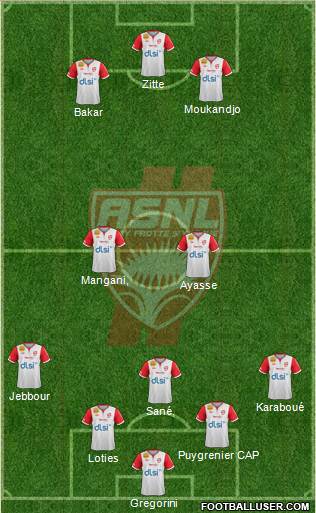 A.S. Nancy Lorraine Formation 2013