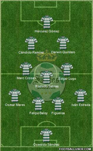 Club Deportivo Santos Laguna Formation 2013