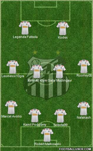 Santos FC Formation 2013