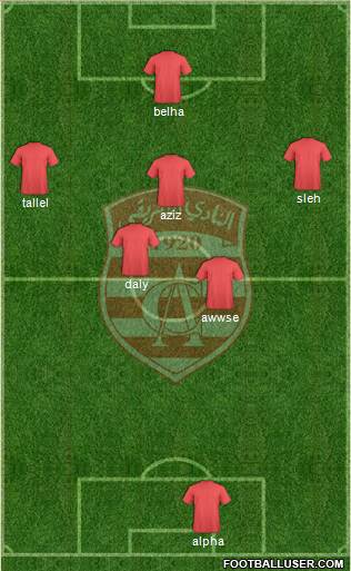 Club Africain Tunis Formation 2013