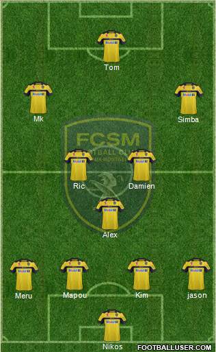 FC Sochaux-Montbéliard Formation 2013