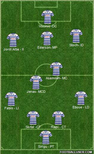 Queens Park Rangers Formation 2013