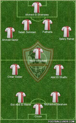 Zamalek Sporting Club Formation 2013