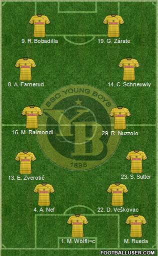 BSC Young Boys Formation 2013