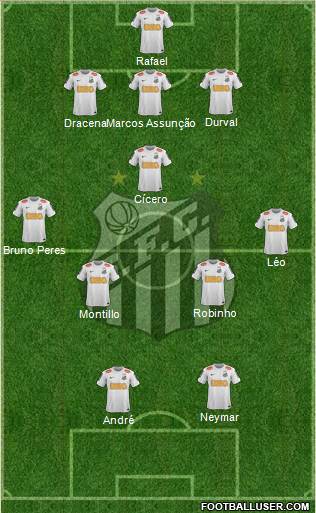 Santos FC Formation 2013