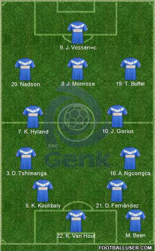 K Racing Club Genk Formation 2013