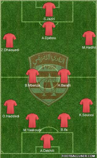 Club Africain Tunis Formation 2013