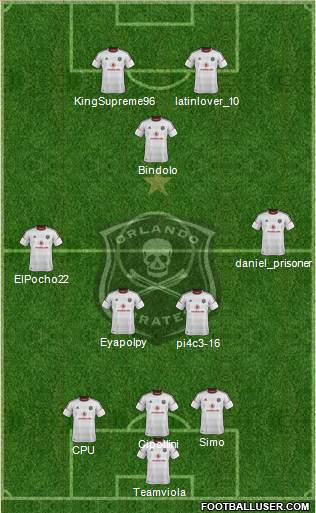 Orlando Pirates Formation 2013