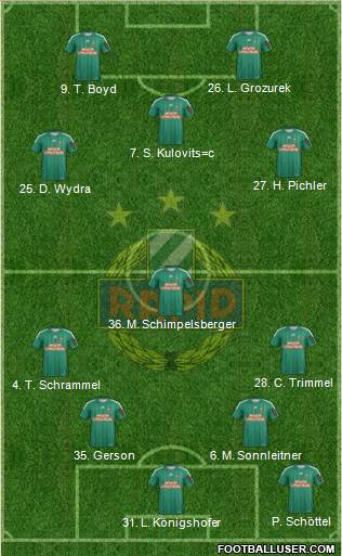 SK Rapid Wien Formation 2013