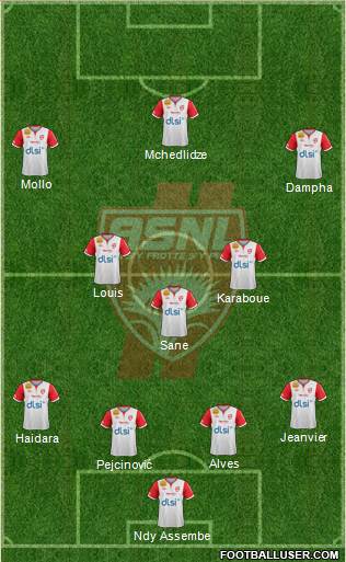 A.S. Nancy Lorraine Formation 2013