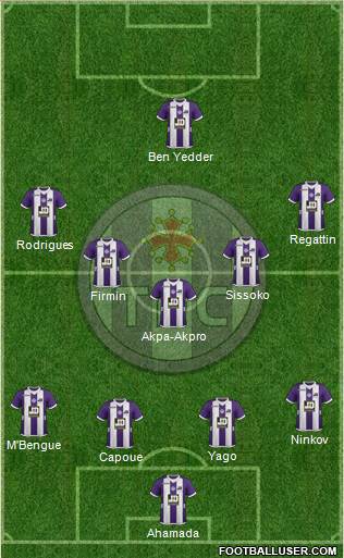 Toulouse Football Club Formation 2013