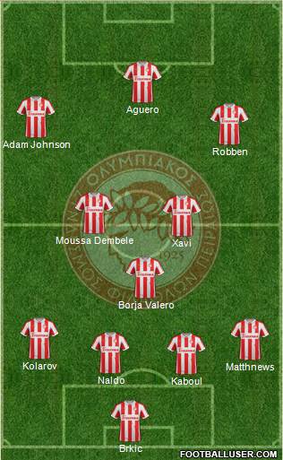 Olympiakos SF Piraeus Formation 2013