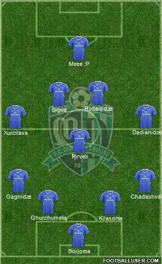 Dinamo Tbilisi Formation 2013