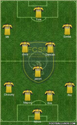 FC Sochaux-Montbéliard Formation 2013