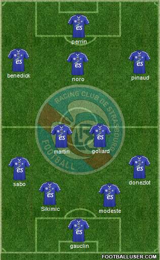 Racing Club de Strasbourg-Football Formation 2013