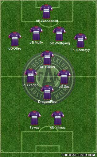 FK Austria Wien Formation 2013