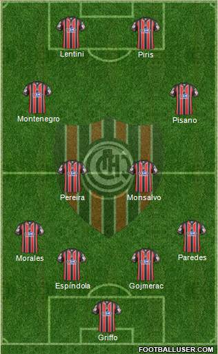 Chacarita Juniors Formation 2013