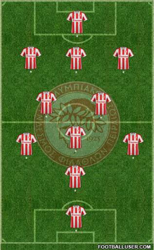 Olympiakos SF Piraeus Formation 2013