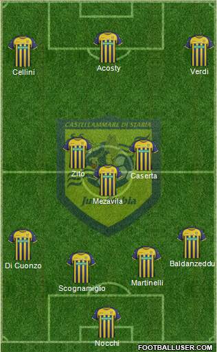 Juve Stabia Formation 2013