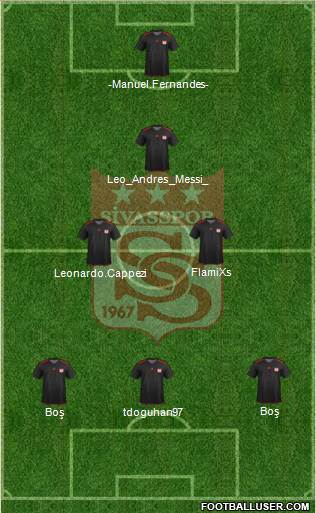 Sivasspor Formation 2013