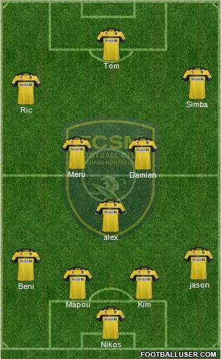 FC Sochaux-Montbéliard Formation 2013