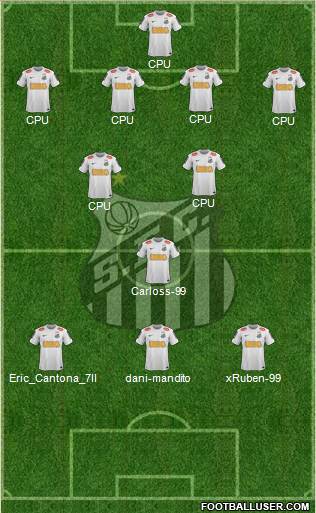 Santos FC Formation 2013