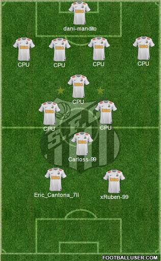 Santos FC Formation 2013