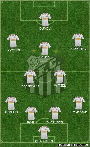 Santos FC Formation 2013