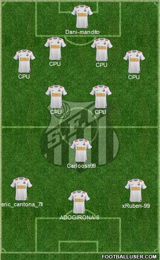 Santos FC Formation 2013