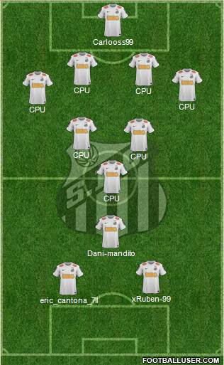 Santos FC Formation 2013