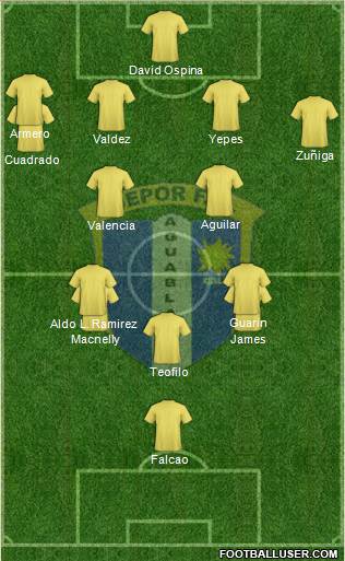 C Depor FC Formation 2013