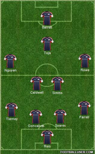 New England Revolution Formation 2013