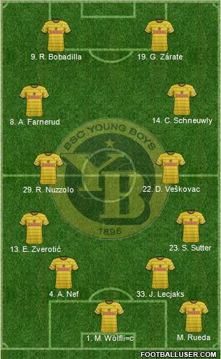 BSC Young Boys Formation 2013