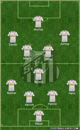 Santos FC Formation 2013