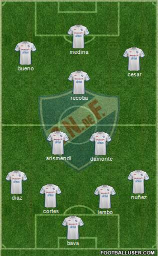 Club Nacional de Football Formation 2013