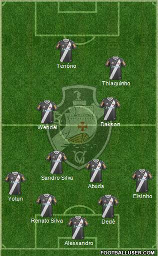 CR Vasco da Gama Formation 2013