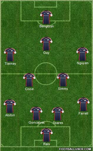 New England Revolution Formation 2013